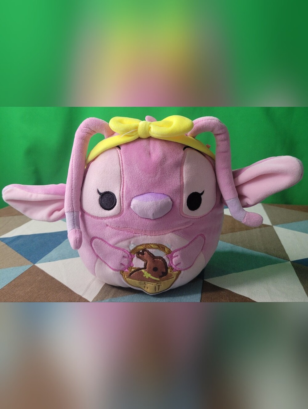 Disney Angel Chocolate Bunny Easter Jazwares Plush Bunny Lilo & Stitch Stuffie